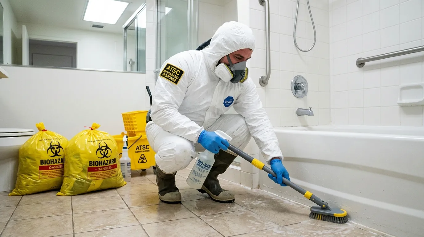 Decontamination equipment deployed for Blood Cleanup in North Caldwell